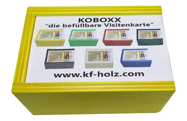 KOBOXX mit individueller Visitenkarte